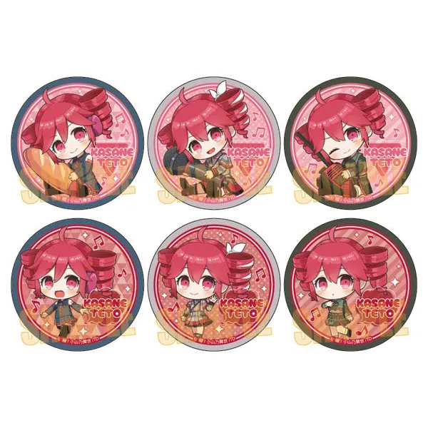Kasane Teto: Trading Badges Blind Box - 1 Unidade Aleatória